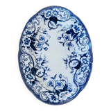 Oval dish Creil and Montereau
