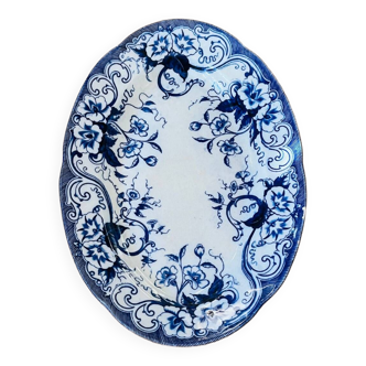 Creil and Montereau oval dish