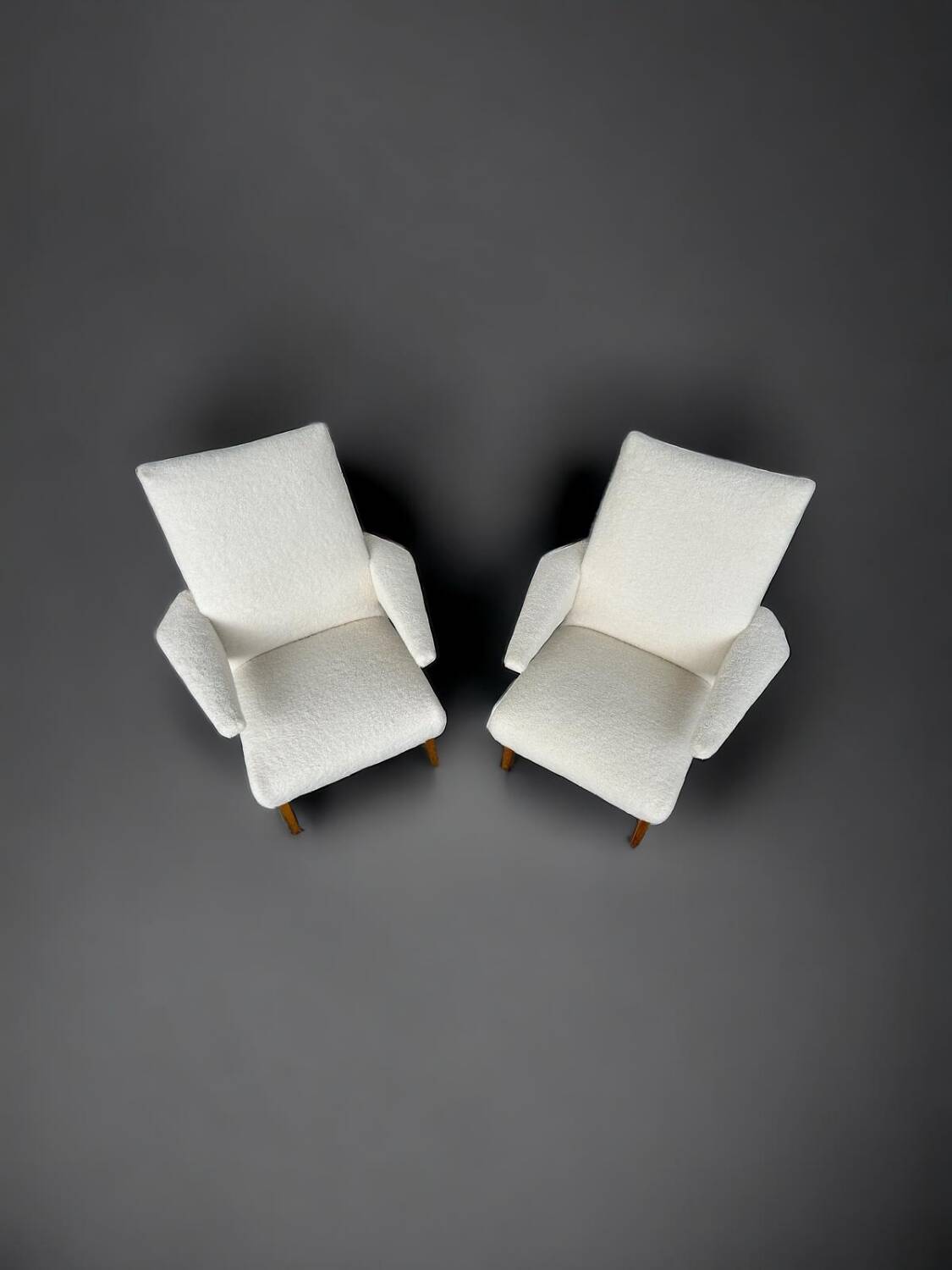 Pair of vintage armchairs from the 1950s-60s refurbished