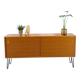 Dressoir vintage en teck en épingle à cheveux