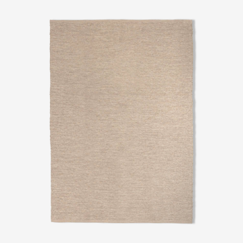 Tapis en coton recycle beige 150 x 100 cm