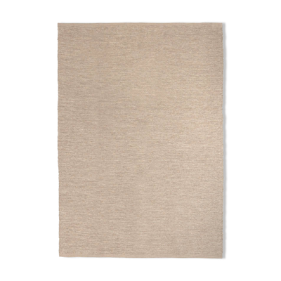 Tapis en coton recycle beige 150 x 100 cm
