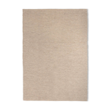 Tapis en coton recycle beige 150 x 100 cm