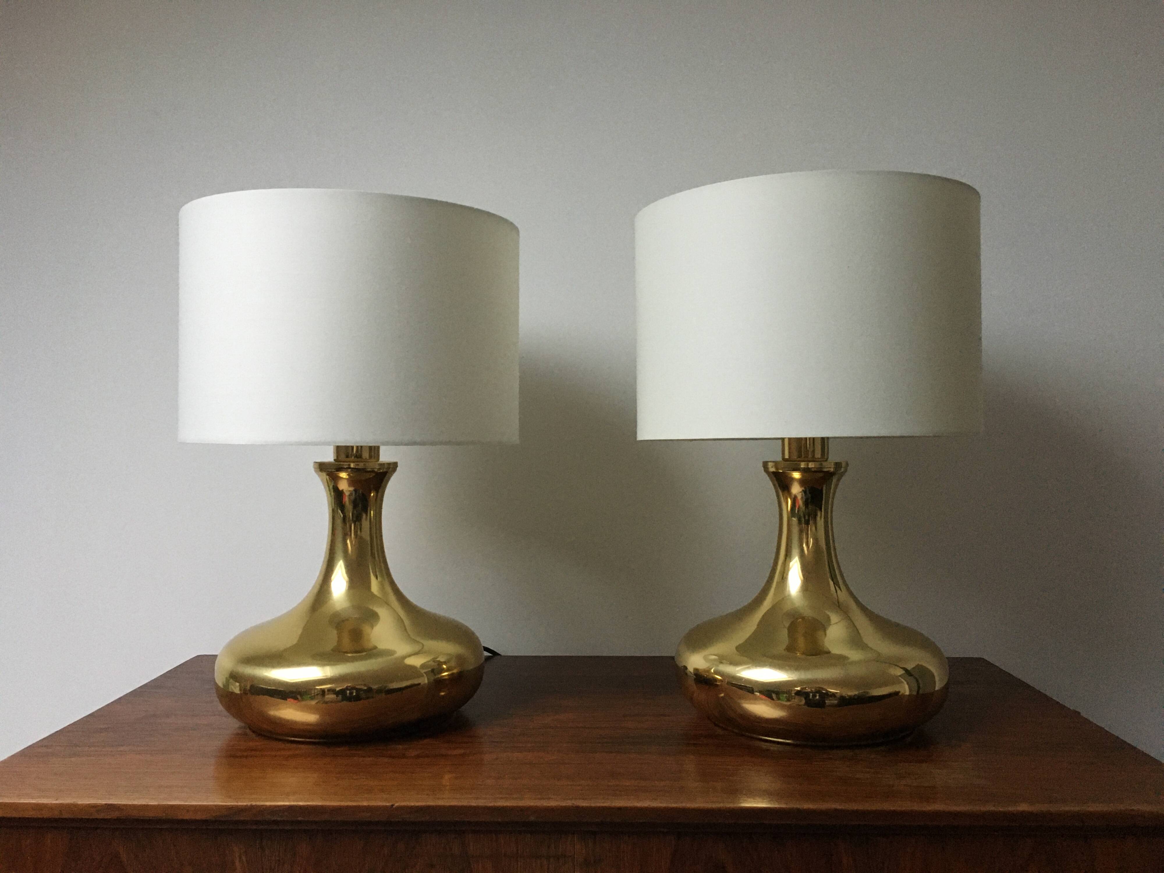 Pair of 70s table lamps