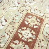 Tan Oversize Turkish Tribal Wool Rug sku 2294.