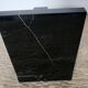 Geometric bookends in black marble and white stone – Art Deco style