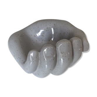Ceramic hand vintage design 80 years