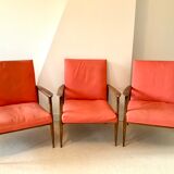Set de 3 fauteuils à restaurer