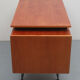 1950s hairpin desk in teak from Netherlands