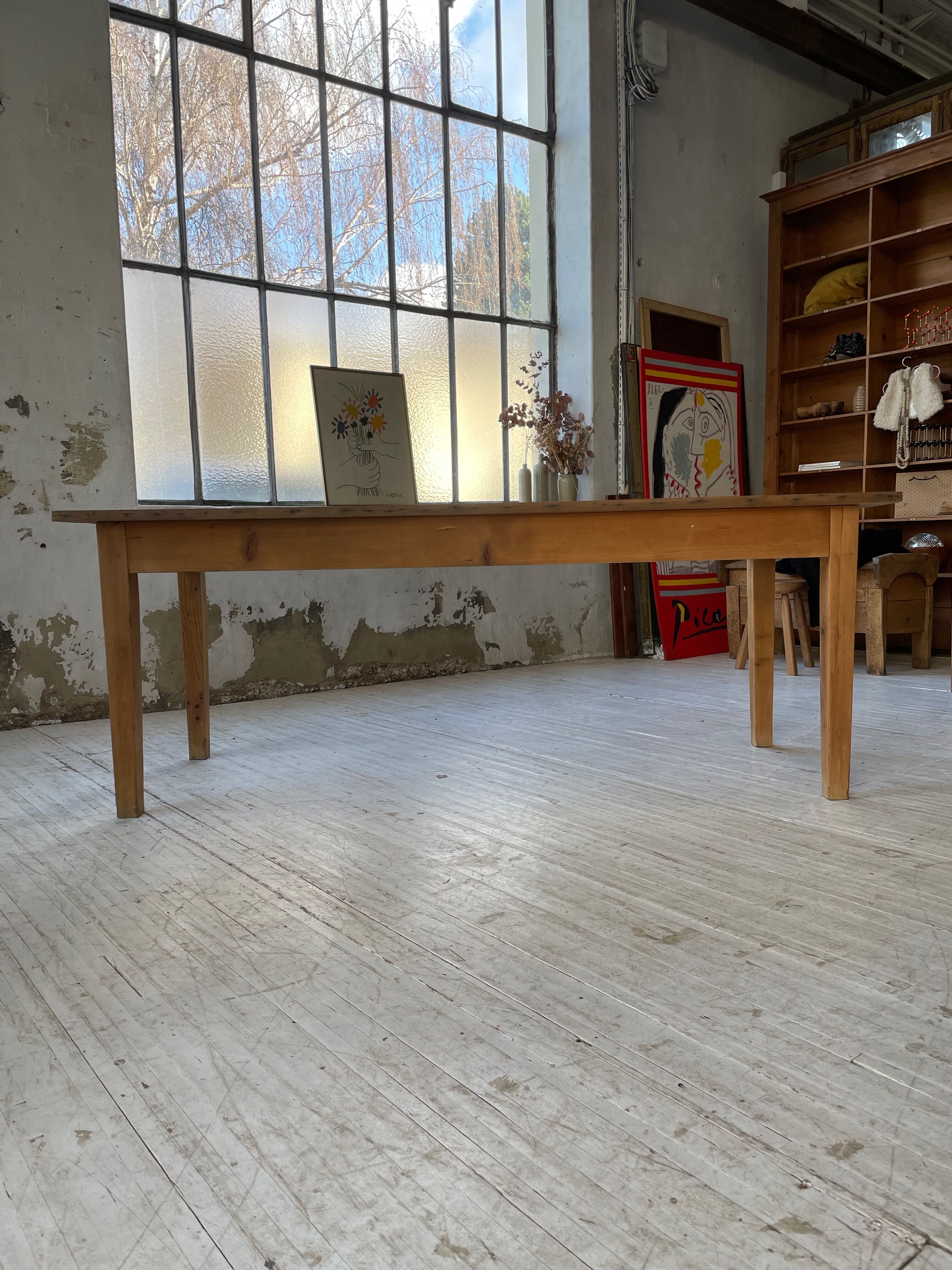 Farmhouse table 2m in pine