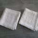 9 large old embroidered napkins