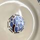 5 serving plates, ironstone from Longchamp, Arlette pattern, 1950