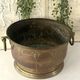 Ice Bucket, French Brass & Copper Champagne Vasque