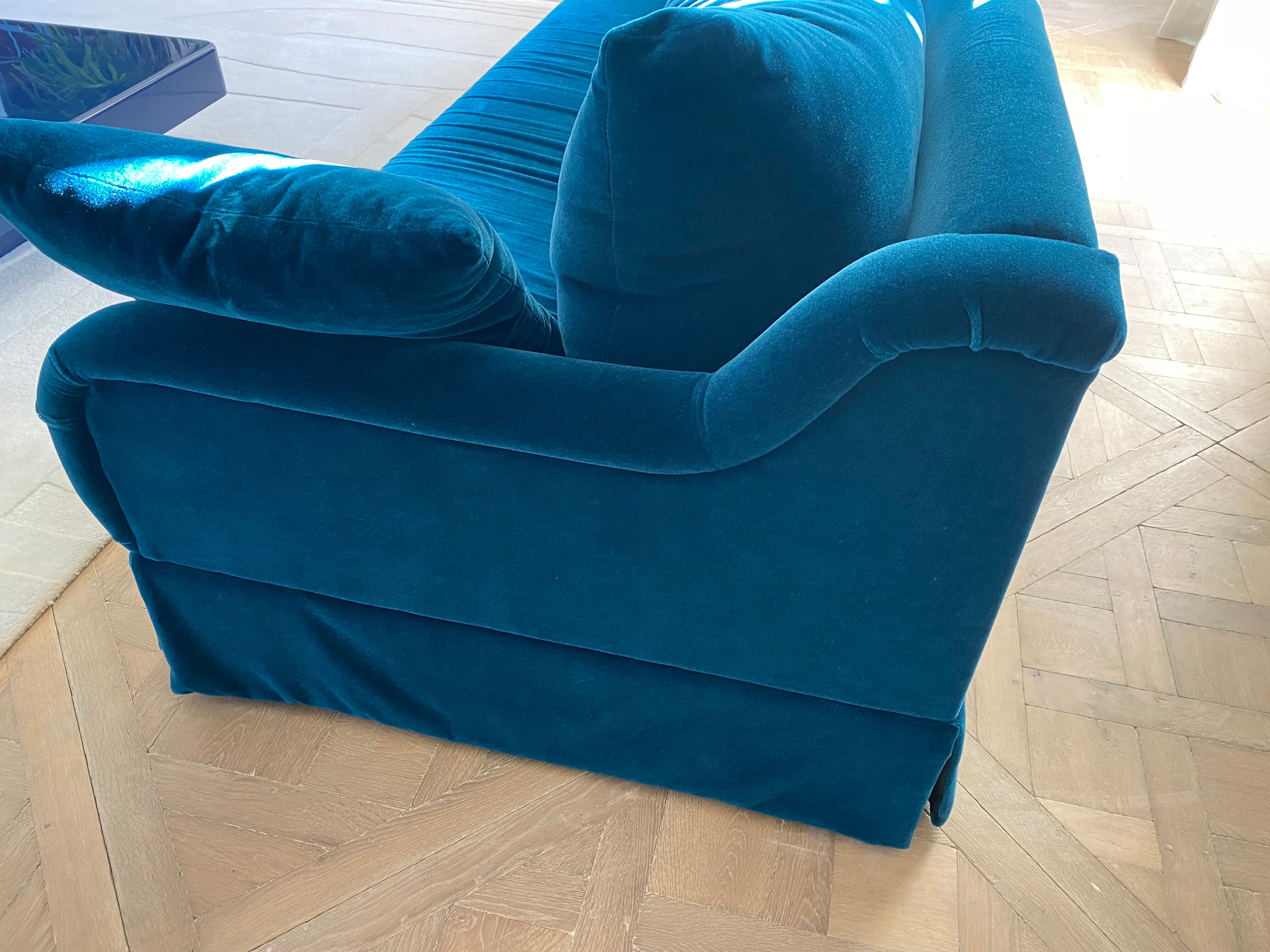 Sofa velvet Mohair from Pierre Frey