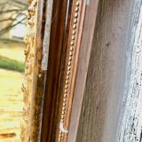 Large mirror gilded wood 76x109