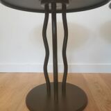 Pair of round coffee tables from the 80s