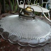 glass holophane suspension 1920