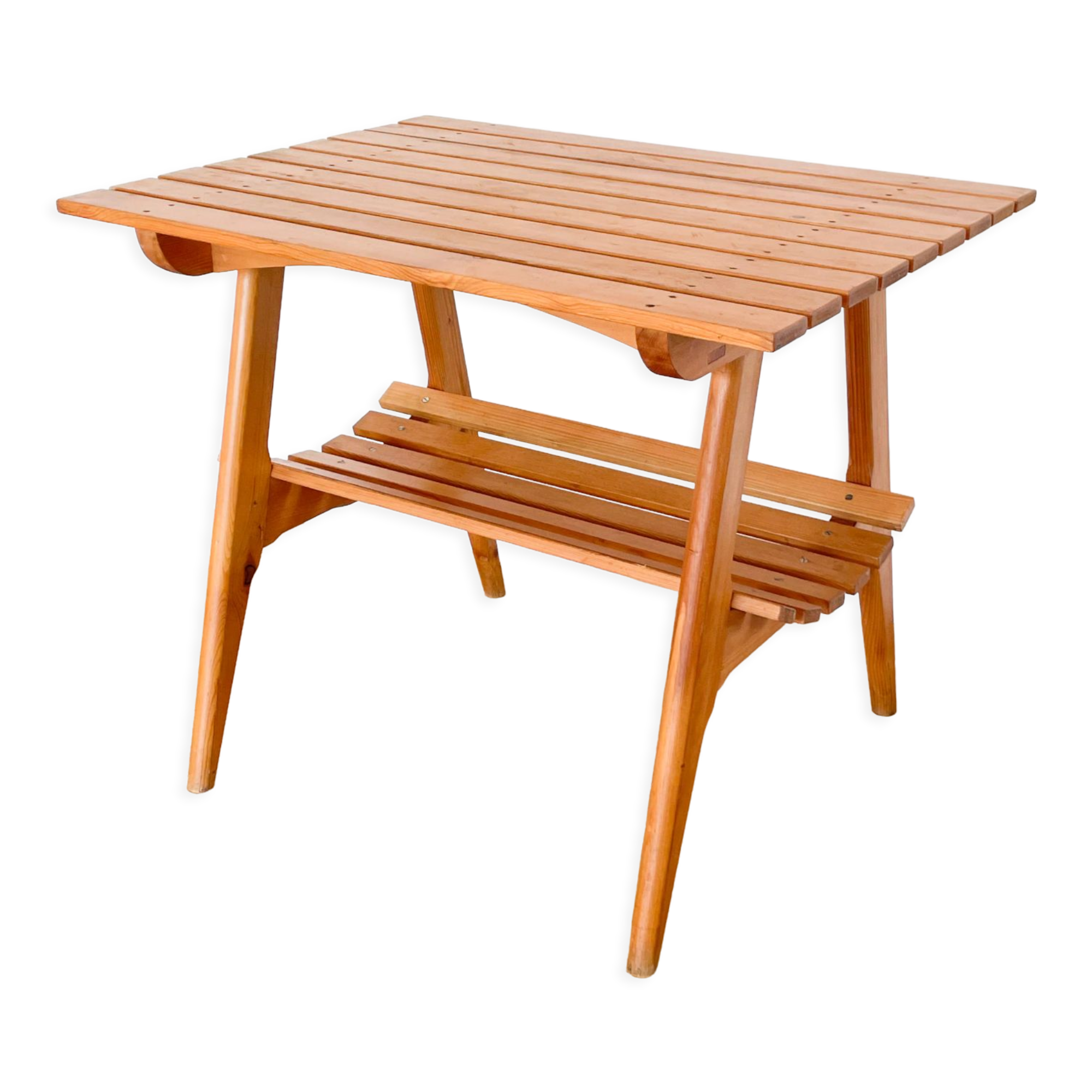 Scandinavian style wooden table