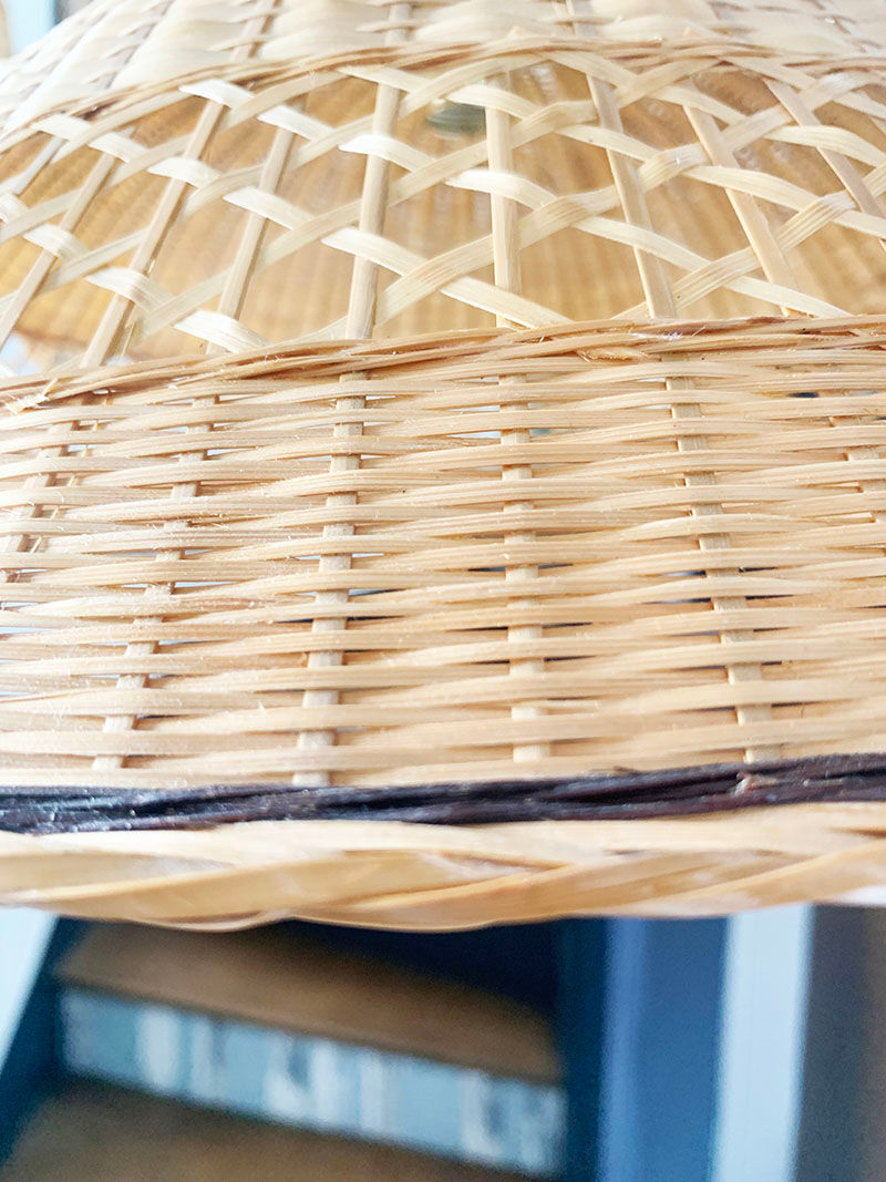 Braided wicker suspension