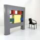 Claustra / Shelf by Sottsass Associati for Esprit, 1985
