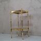 Hollywood Regency Italian brass etagere, 1970s