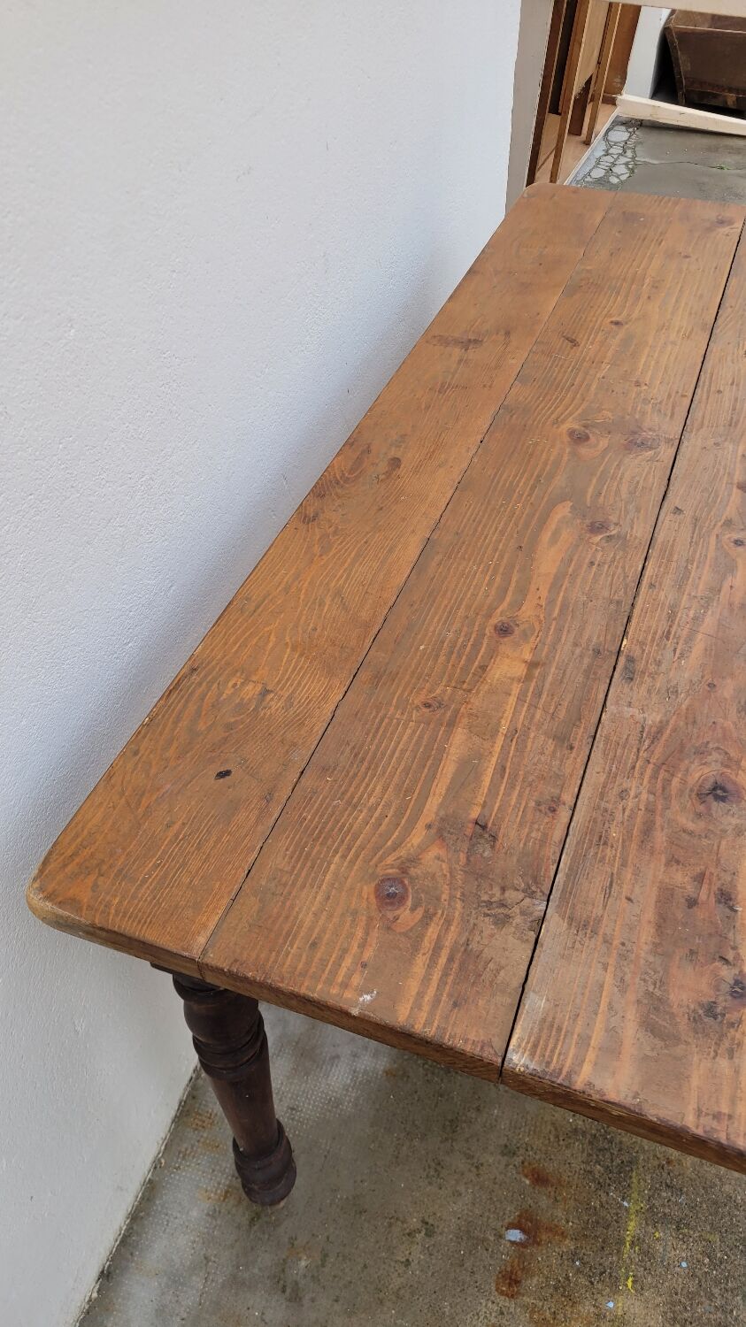 Antique Louis Philippe style farmhouse bistro table