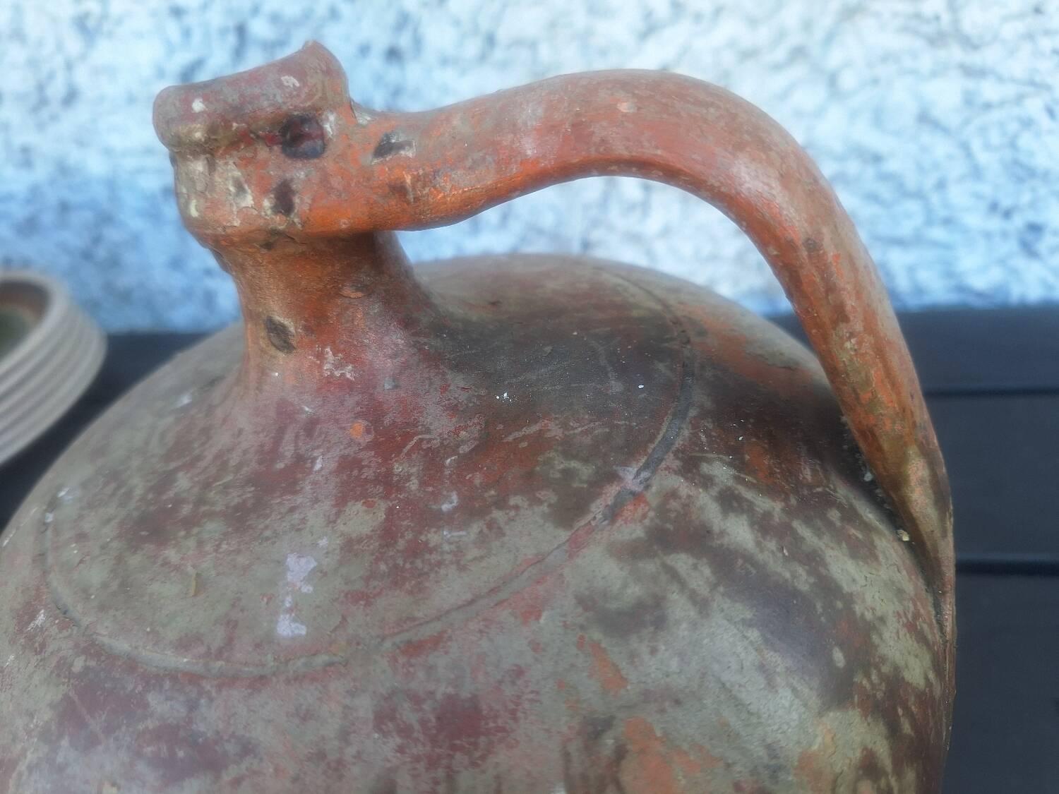 Old Large Terracotta Jug