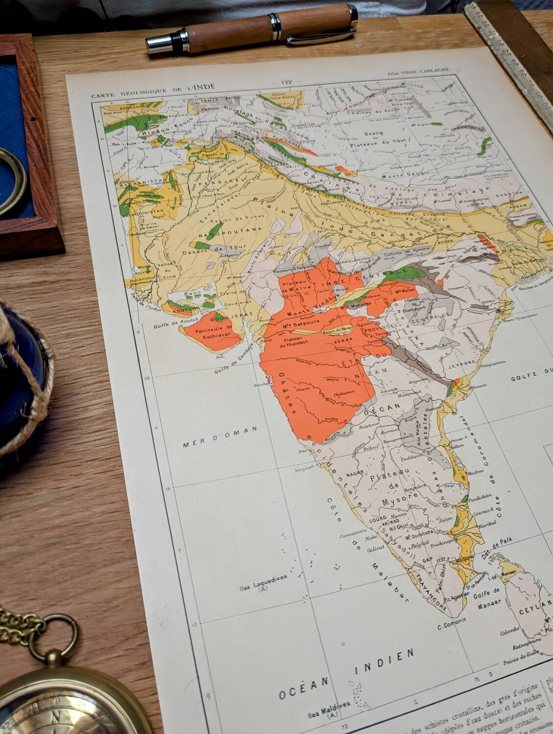 Printed in 1909, Geology of India.