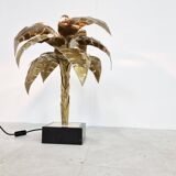 Maison jansen palm table lamp, 1970s