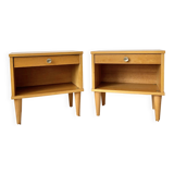 Pair of vintage bedside tables