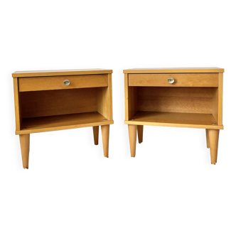 Pair of vintage bedside tables