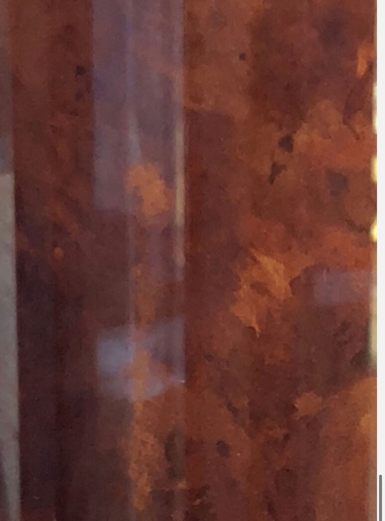 Copper aged mirror