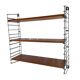 Scandinavian modular shelf Tomado Holland design metal and wood vintage 50's 60's