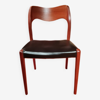 4 chaises scandinaves Niels Otto Moller 1960