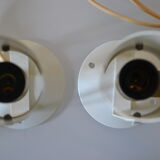 Pair of Scandinavian wall lamps 60's Lyfa 3009