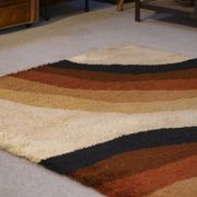 Rug published by Herforder Teppiche, 1970s pop art design.