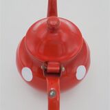 Enamelled teapot