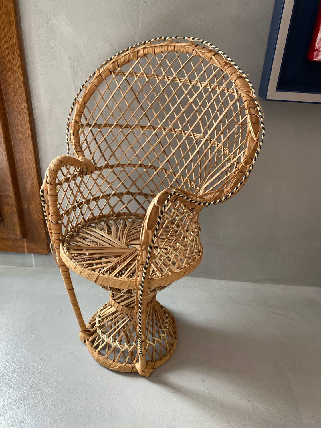 Emmanuelle miniature rattan armchair