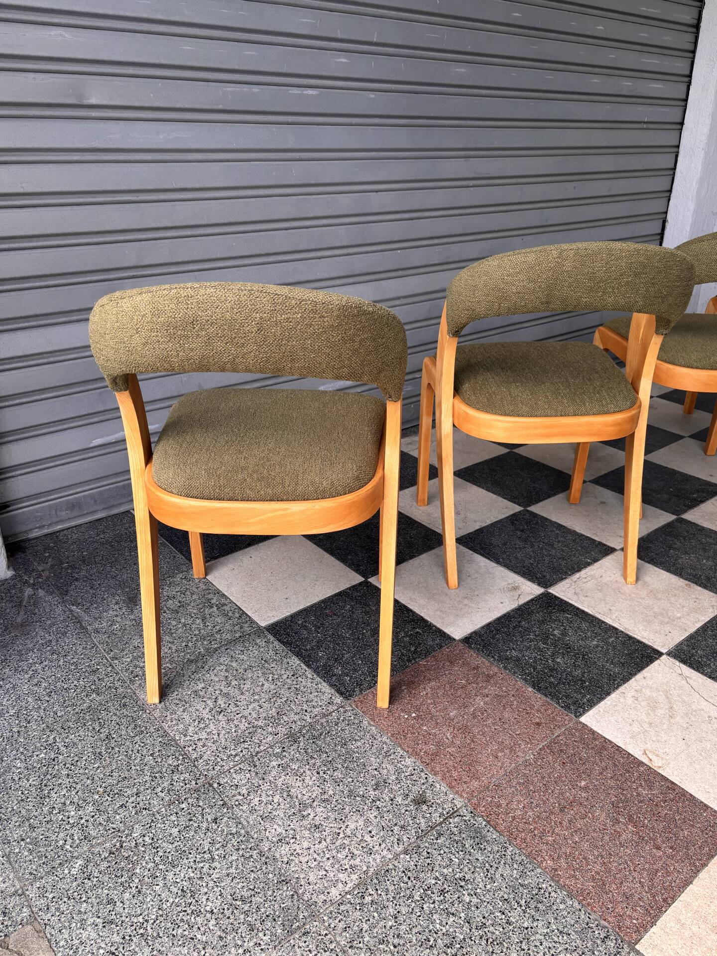 Set de 4 chaises gondoles Baumann