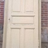 Porte mouluré avec cadre xix eme