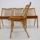 Ensemble des années 1970 de quatre chaises de salle à manger Antonin Suman par Ton, Tchécoslovaquie