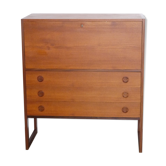 Secretaire scandinave en teck d'Arne Wahl Iversen 1960
