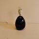Small Table lamp in dark blue ceramic, made by Søholm ceramics Denmark.