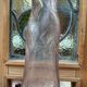 Single flower vase in blown glass BIOT