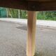 Table à manger de ferme décapée en chêne 1950 - 210cm