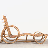 Lounge Chair in rattan, Netherlands 50 years