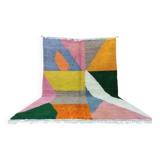 Tapis tropical maroccain en laine 150cmx250cm