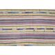 Vintage Turkish Oushak Handmade Wool Cotton Beige Kilim Area Rug 129x210