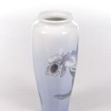 Royal Copenhagen Porcelain Vase painted with the trumpet flower.