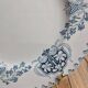 Antique dessert plate K&G Lunéville – Sébastopol model – blue decoration